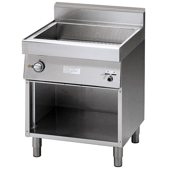 Elektro-Bain Marie auf offenem Unterbau, 1 Becken GN H=150 mm