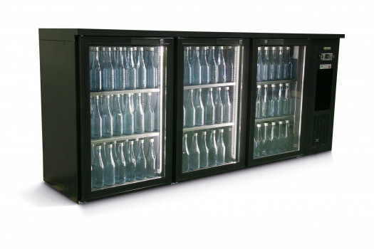 Barkühlschrank 3 Glastüren 537 Liter